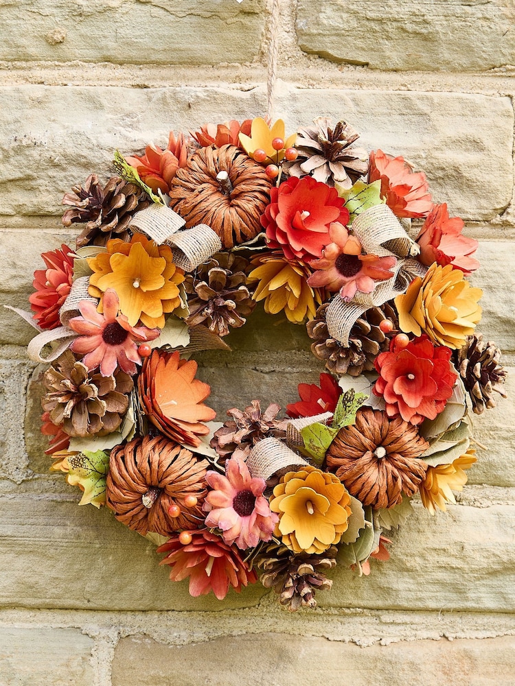 Dibor Pumpkin Wreath 30cm - Image 1 of 5