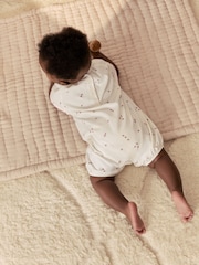 Ecru Fruit All Over Print I Love My Daddy - رومبر بيبي جيرسيه - Image 2 of 4