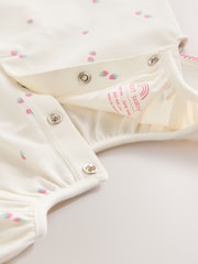 Barva Ecru ovoce s celoplošným Potisk I Love My Daddy - žerzejový Miminka overal - Obrázek 7 z 9