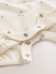 Barva Ecru ovoce s celoplošným Potisk I Love My Daddy - žerzejový Miminka overal - Obrázek 8 z 9