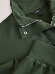 Khaki Green Viscose Slinky Utility Jacket - Image 7 of 8
