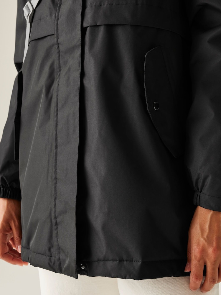 Regatta Black Brielly Waterproof Jacket - Image 6 of 6