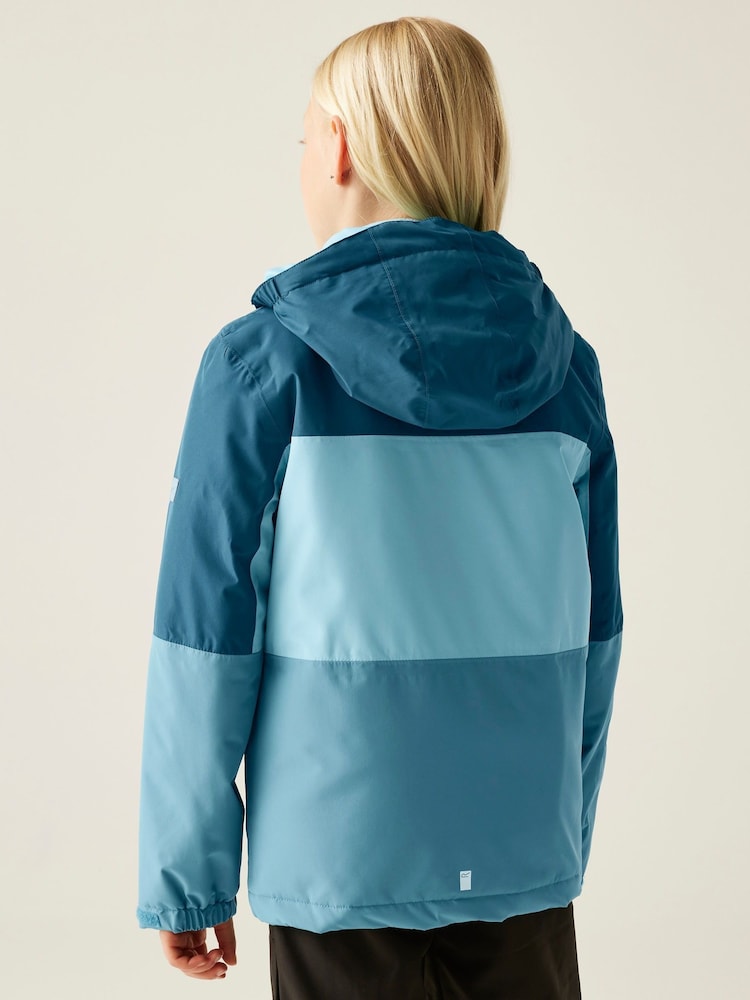 Regatta Blue Beamz Britelight Waterproof Jacket - Image 2 of 9 Regatta Blue Beamz Britelight Waterproof Jacket - Image 2 of 9