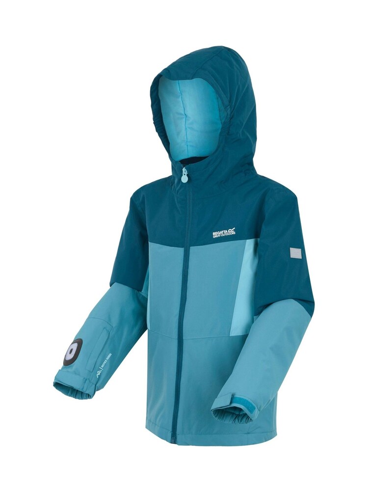 Regatta Blue Beamz Britelight Waterproof Jacket - Image 9 of 9
