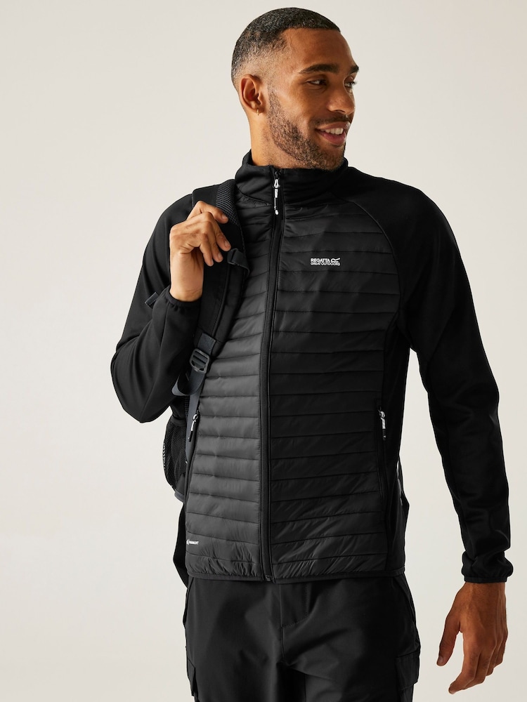 Regatta Black Clumber Hybrid Coat - Image 2 of 7