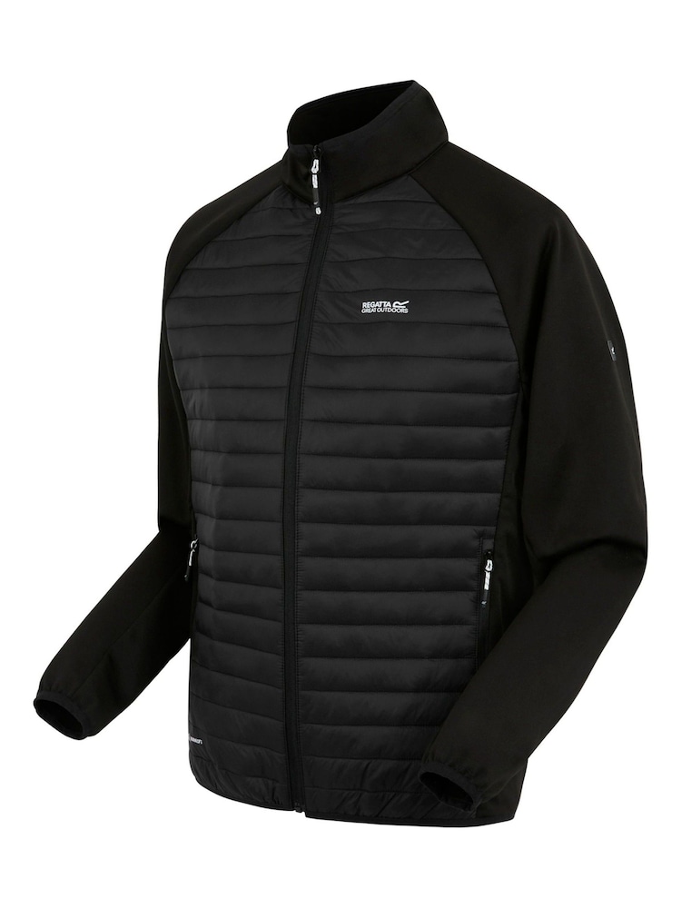 Regatta Black Clumber Hybrid Coat - Image 7 of 7