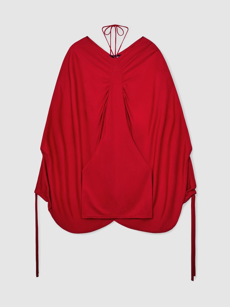 Reiss Red Jete Reiss | Royal Ballet Batwing Dress - Image 2 of 7