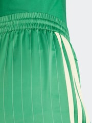 adidas Originals Green Soccer Summer Satin Pinstripe Classic Shorts - Image 6 of 7