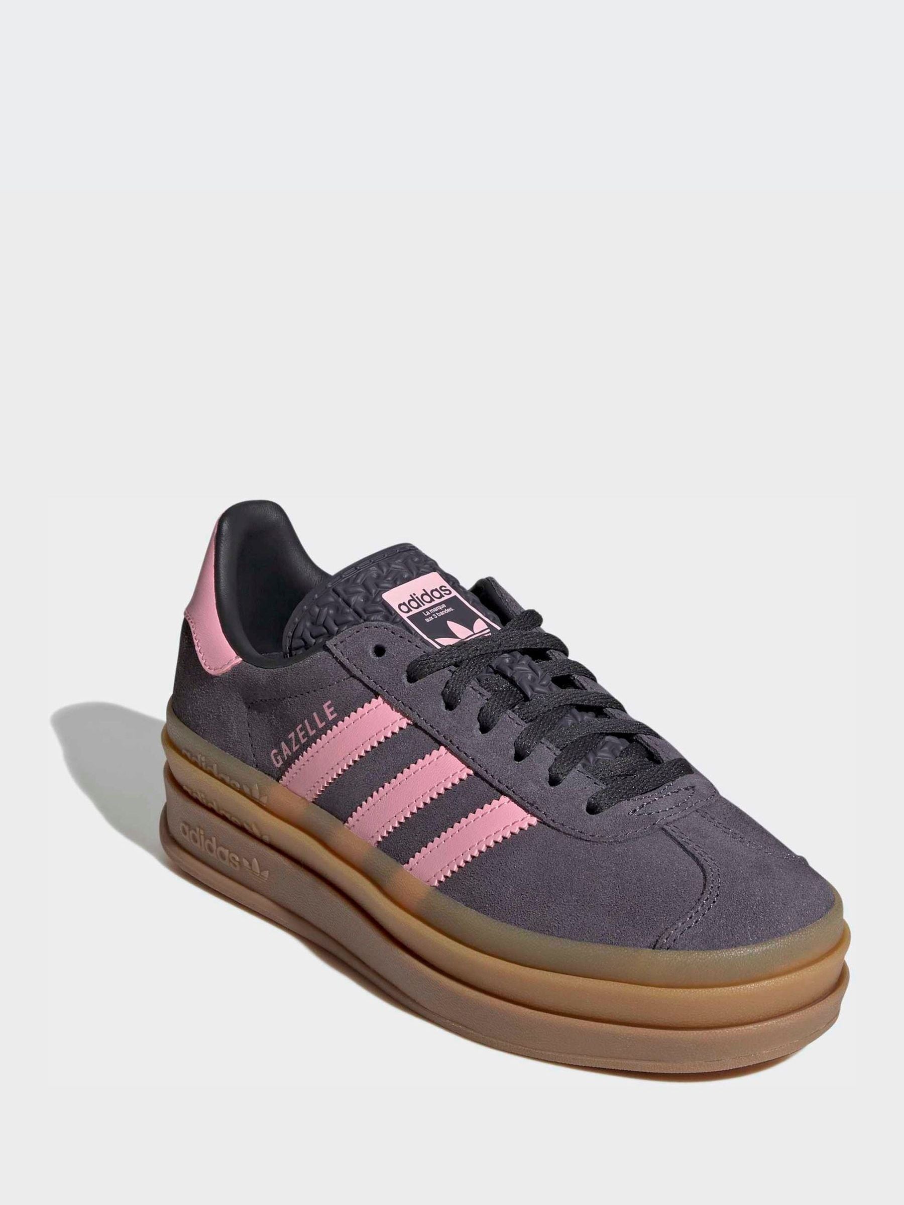 ◾️新品　 バーニーズニューヨーク　GAZELLE BOLD Comprar Cinza - Tênis Adidas Original Gazelle Bold Infantil from