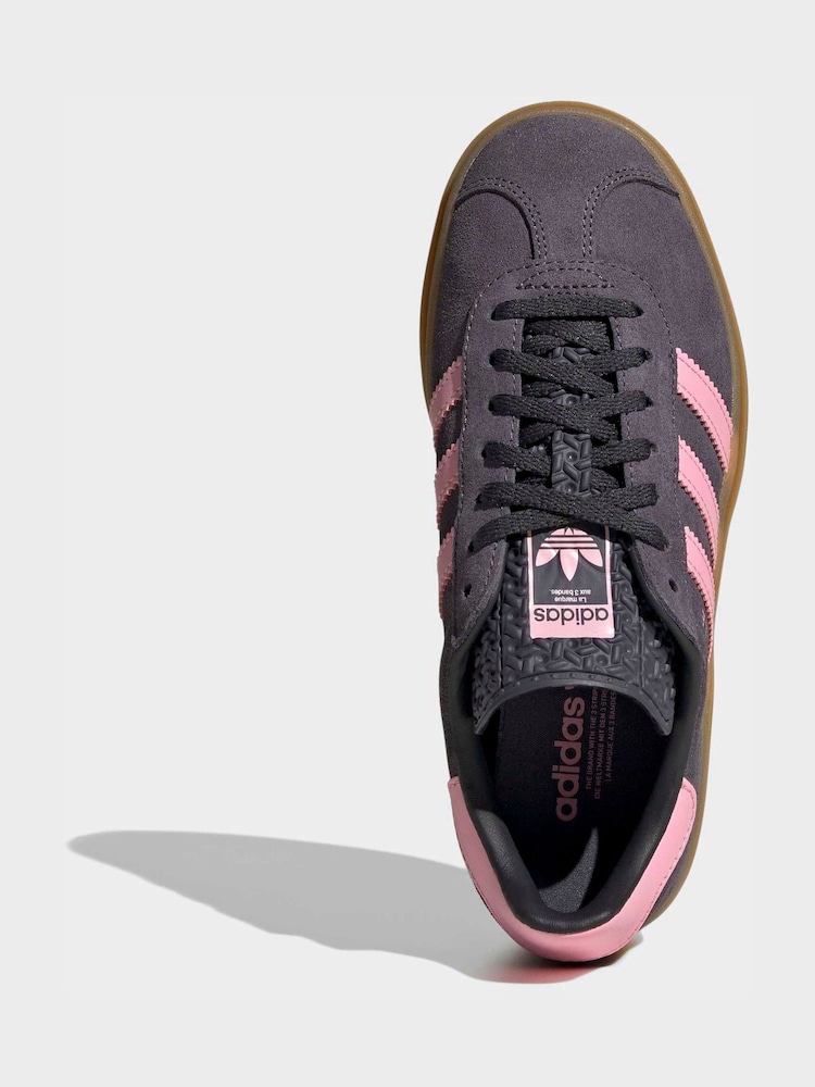 Buy adidas Originals Grey Gazelle Bold Junior Trainers from Next Singapore
