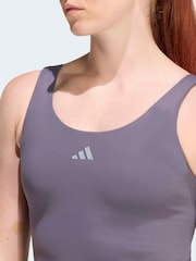 adidas Dark Grey 3 Stripe Studio Vest - Image 4 of 6