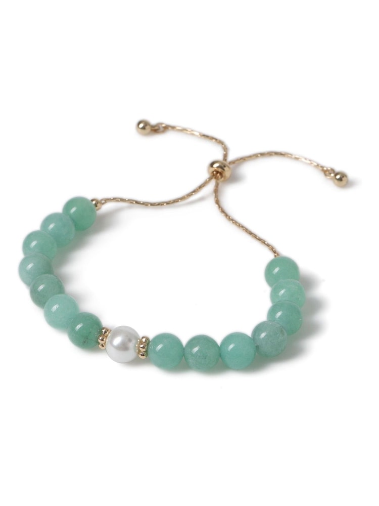 Aela Green Natural Stone Bracelet - Image 2 of 3
