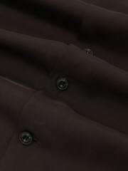 Reiss Chocolate Brown Space Shirt - Image 8 of 8
