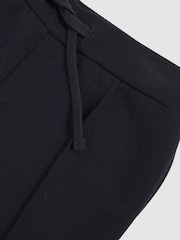 Reiss Navy Blue Premier Interlock Drawstring Joggers - Image 4 of 4