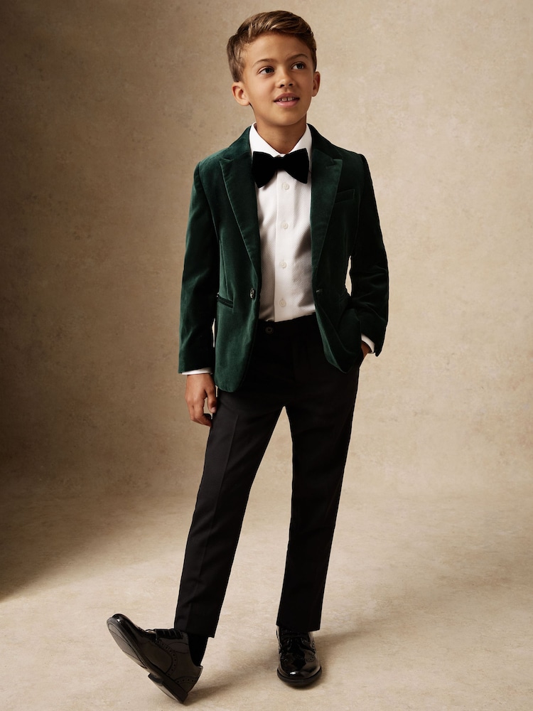 Reiss Apsara Single-Breasted Velvet Blazer - صورة 2 من 4