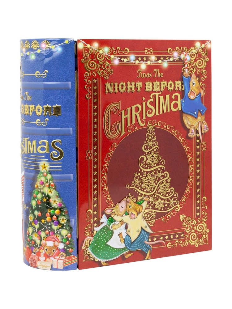 The Silver Crane Company Night Before Christmas Book Biscuit Gift Tin - Image 2 of 4