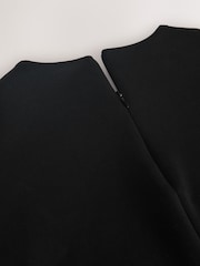 Nothing Ordinary Black Luxe Jersey Sculpted Sweatshirt - Image 9 of 9