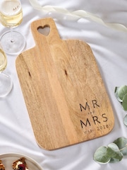 Brown Est 2026 Mr and Mrs Chopping Board - Image 2 of 4