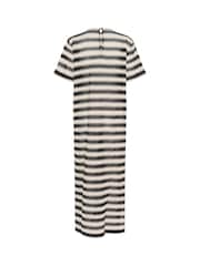 Kaffe KAmolin Short Sleeve Lace Midi Black Dress - Image 4 of 5