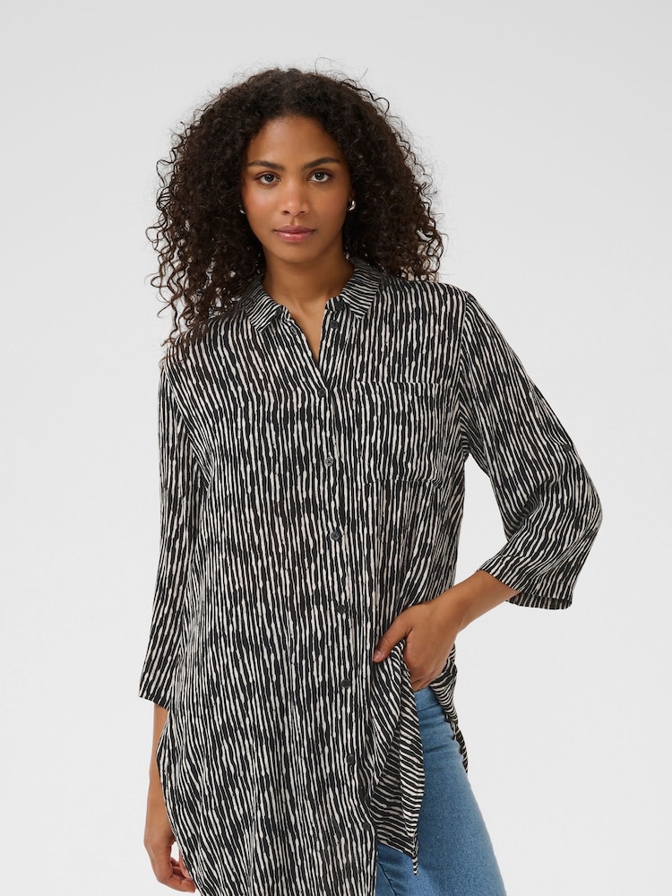 Kaffe KAjessi Amber Black Shirt - Image 1 of 6 Kaffe KAjessi Amber Black Shirt - Image 1 of 6