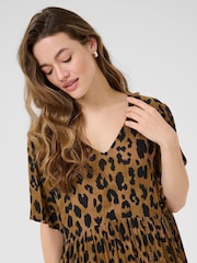 Kaffe Brown KAjessi Dress - Image 3 of 5