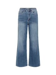 Kaffe Reg Fit Blue KAmeadow High Waisted Jeans - Image 5 of 6