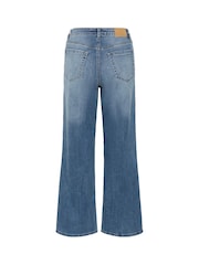 Kaffe Reg Fit Blue KAmeadow High Waisted Jeans - Image 6 of 6