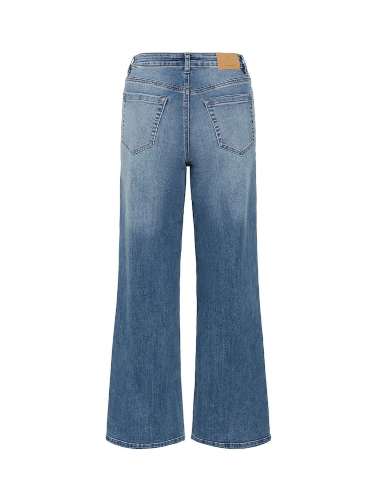 Kaffe Reg Fit Blue KAmeadow High Waisted Jeans - Image 6 of 6 Kaffe Reg Fit Blue KAmeadow High Waisted Jeans - Image 6 of 6