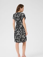Kaffe KAbeathe Short Sleeve Black Dress - Image 2 of 6