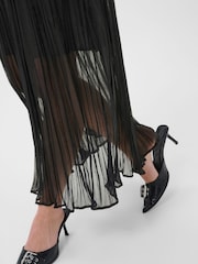 Kaffe KApery Maxi Black Skirt - Image 4 of 5