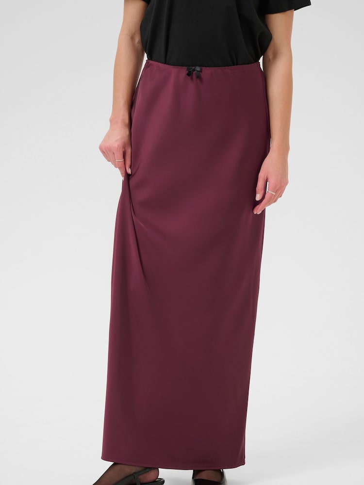 Kaffe Red KAhill Maxi Skirt - Image 1 of 6