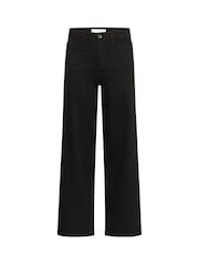 Kaffe KAbrook High Waisted Black Jeans - Image 6 of 7