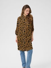 Kaffe KAjessi Amber Brown Shirt - Image 3 of 6