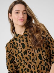Kaffe KAjessi Amber Brown Shirt - Image 4 of 6