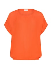 Kaffe Red KAamber Stanley Short Sleeve Blouse - Image 3 of 4
