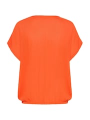 Kaffe Red KAamber Stanley Short Sleeve Blouse - Image 4 of 4