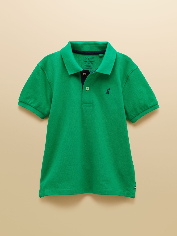 Joules Boys' Woody Blue/Green Pack Of Three Cotton Polo Shirts - Image 2 of 10 Joules Boys' Woody Blue/Green Pack Of Three Cotton Polo Shirts - Image 2 of 10