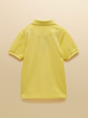 Joules Boys' Woody Yellow & Blue Pack Of Two Polo Shirts - Image 5 of 7