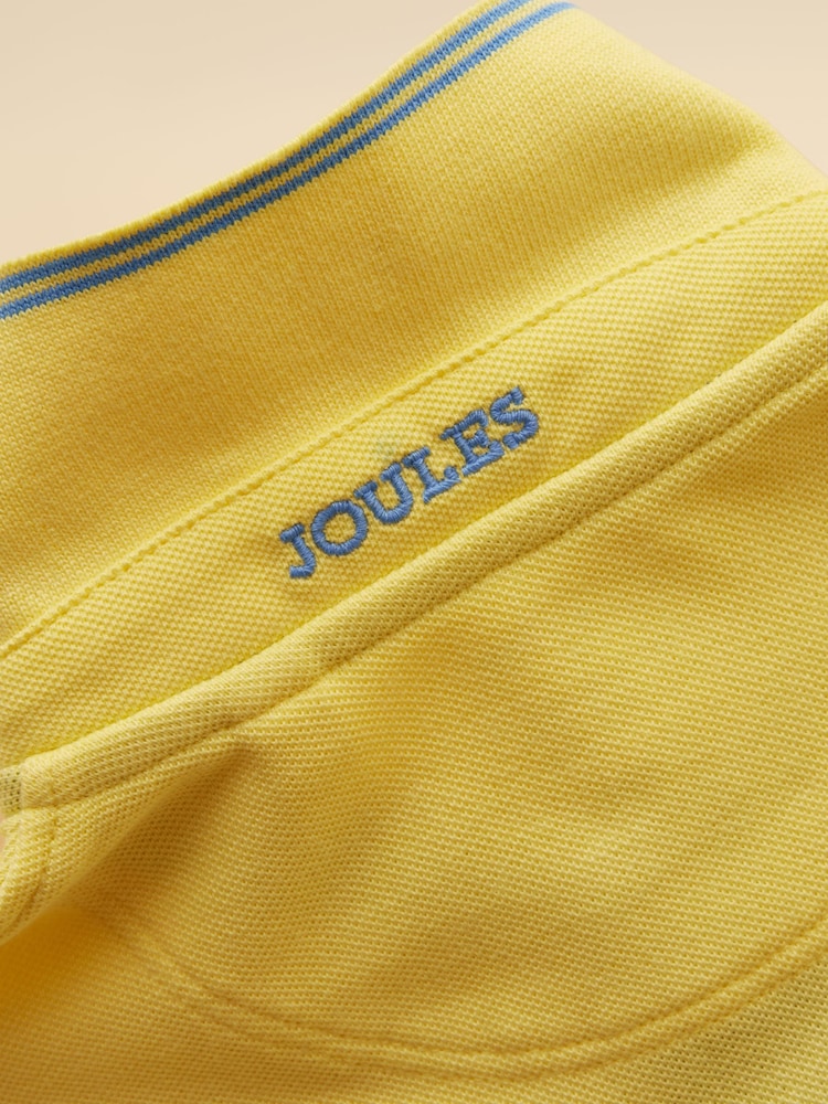 Joules Boys' Woody Yellow & Blue Pack Of Two Polo Shirts - Image 7 of 7