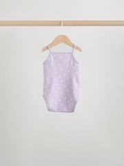 Pink Vest Baby Bodysuits 5 Pack - Image 10 of 12