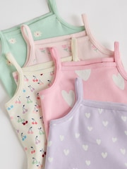 Pink Vest Baby Bodysuits 5 Pack - Image 4 of 12