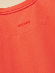 Joules Boys' Archie Orange Short Sleeve Screenprint T-Shirt - Image 6 of 6