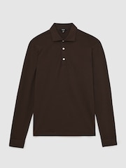 Reiss Brown Porofino Polo Shirt - Image 2 of 6