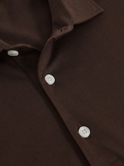 Reiss Brown Porofino Polo Shirt - Image 6 of 6
