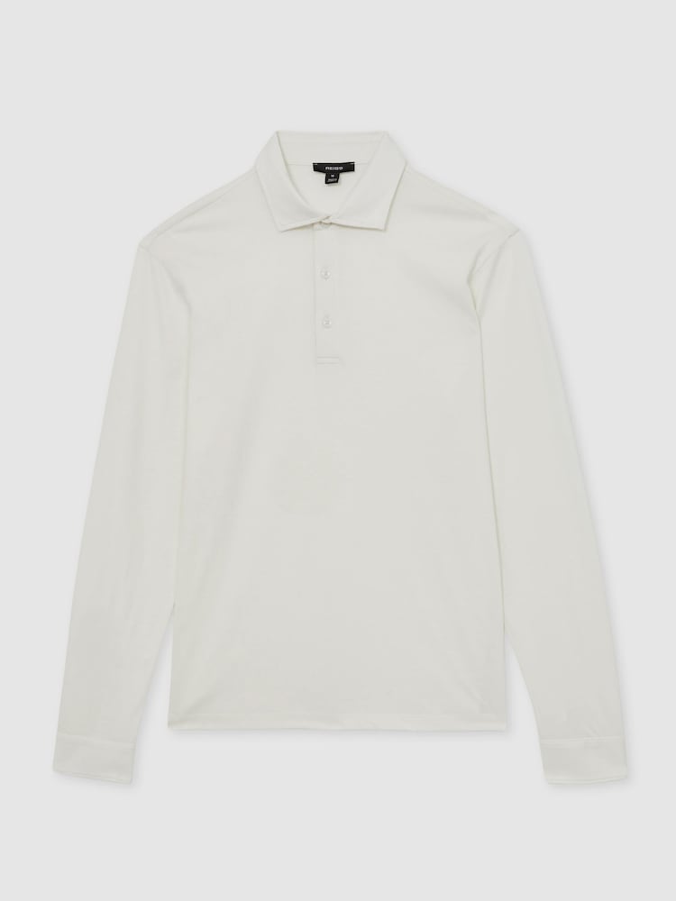 Reiss White Porofino Polo Shirt - Image 2 of 6 Reiss White Porofino Polo Shirt - Image 2 of 6