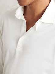 Reiss White Porofino Polo Shirt - Image 3 of 6
