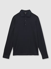 Reiss Navy Porofino Polo Shirt - Image 2 of 6