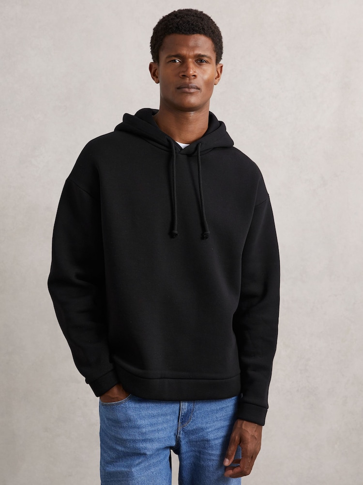 Reiss Black Silvestro Hoodies - Image 1 of 6 Reiss Black Silvestro Hoodies - Image 1 of 6