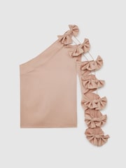 Reiss Adabel Reiss | Royal Ballet Bow-Sleeve Top - Imagen 2 de 8