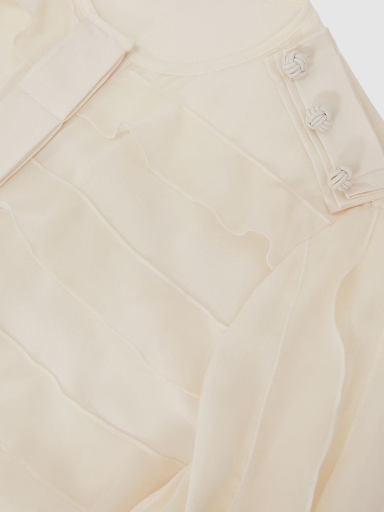 Reiss Ulyanna Reiss | Royal Ballet Ruffle Blouse - Imagen 6 de 6